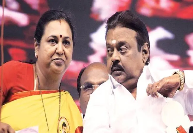 dmdk party vijayakanth, premalatha vijayakanth today discharged hospital